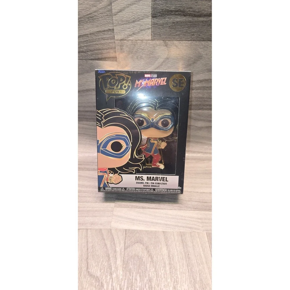 Brand New Sealed Funko Pop! Pin Ms. Marvel Enamel Pin SE Target Exclusive